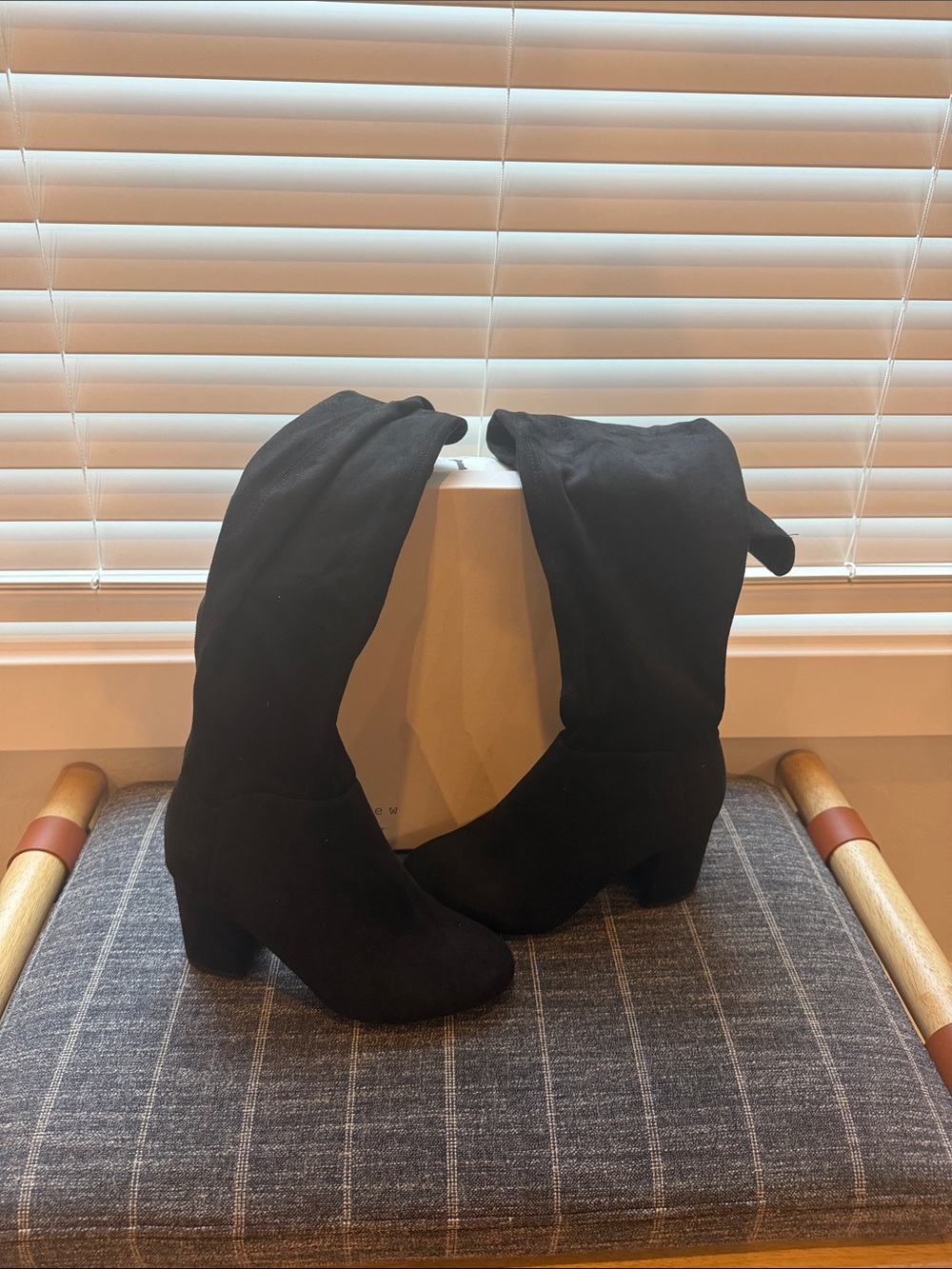 Target Black Over-the-Knee Block Heel Boots for Women
